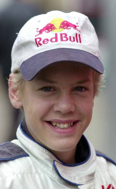 Tutta la grinta di un Sebastian Vettel adolescente agli esordi sui kart (Olycom)